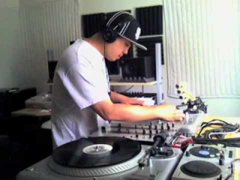 DJ Happee skratching (scratch), Mid-Tempo exercise