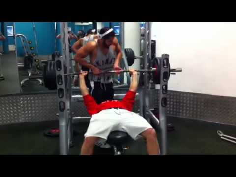 OVERLOADING CHEST | BENCH PRESS | 160kg / 350lbs for 4 reps (at 190lbs BW)