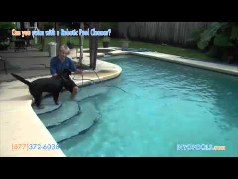 YouTube video about: Can you swim with robotic pool cleaner?