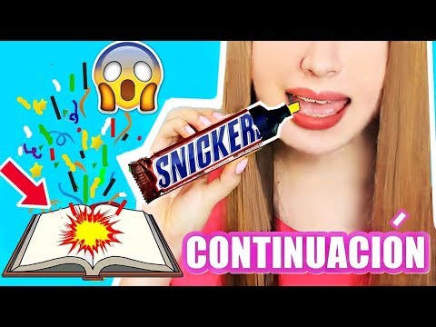 BROMAS para HACER en CLASES / Útiles escolares Comestibles | CRISS HUERA