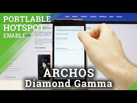How to Activate Portable Hotspot on ARCHOS Diamond Gamma – Share Internet Connection