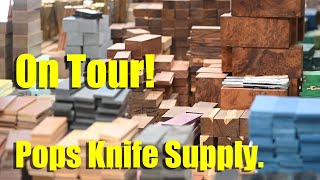 Pops Knife Supply Tour (Awesome Knife Making Tools and Materials)