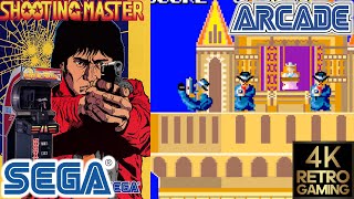 Shooting Master Arcade ( Sega 1985 ) 4k 60fps Longplay