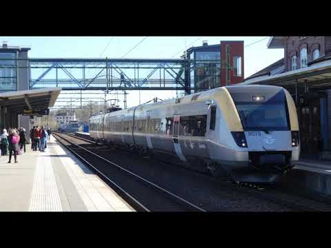 At the railway station in Trollhättan 2019