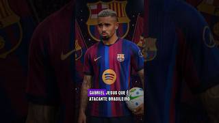Gabriel Jesus é o novo Reforço do Barcelona!! #gabrieljesus #barcelona #laliga #shorts #arsenal