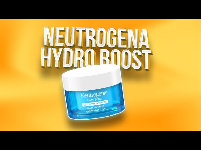 Vídeo relacionado con Neutrogena Hydro Boost Gel de agua (50 ml), gel hidratante facial con ácido hialurónico y aminoácidos, 72 horas de hidratación, fórmula no grasa, para piel normal o mixta