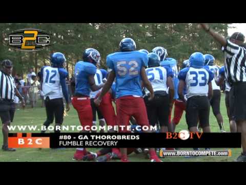 B2C: GA Thoroughbreds vs Central Dekalb Jaguars - 14U 2013 Centennial Bowl Championship