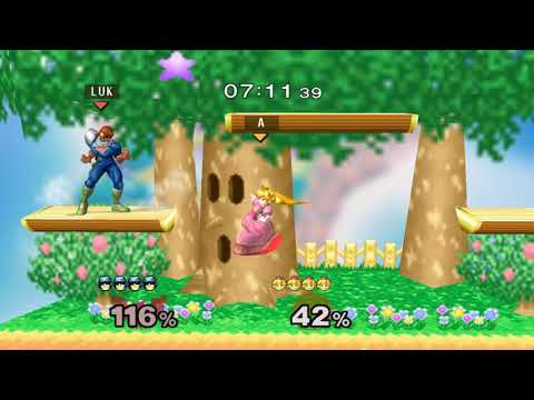 OS SSBM Open #1 - LuK (C. Falcon) vs. Arte (Peach) - GF