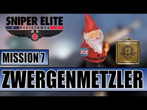 Sniper Elite Resistance - Alle Gartenzwerge Mission 7 Fundorte - Zwergenmetzler Medaille
