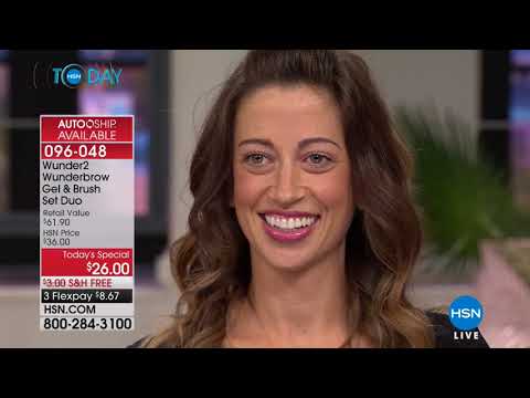 HSN | HSN Today: Wunderbrow Beauty / LORAC Cosmetics 03.12.2018 - 08 AM