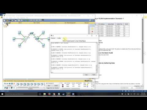 Packet Tracer 3.2.4.7 - Troubleshooting a VLAN Scenario 1