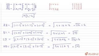 Download Lagu Show that the points `(1, 2, 3), (-1, -2, -1), (2, 3, 2) and (4, 7, 6)` are the vertices of a Thumbnail