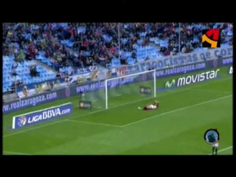 Real Zaragoza 2 - Malaga 0 - J30 - BBVA 2009-10