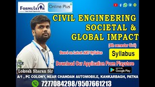 Civil Engineering Societal & Global Impact Syllabus