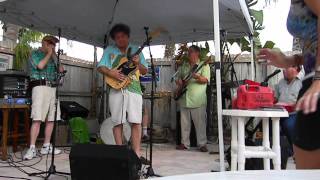 Harmonica Red at Mangrove Mama's With The Steve Arvey Band Sugarloaf Key July 2013
