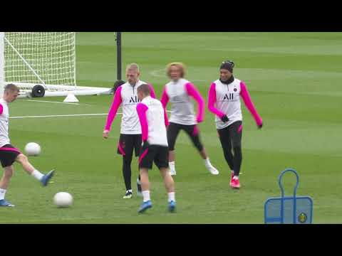 ENTRAINEMENT VEILLE DE BREST - PSG COUPE DE FRANCE