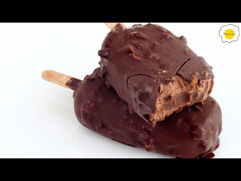 Homemade Chocolate Magnum Ice Cream
