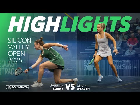 🇺🇸 Weaver v S. Sobhy 🇺🇸 | Silicon Valley Open 2025 | ROUND 2 HIGHLIGHTS