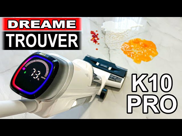 ?ЖЕНА в ШОКЕ! Моющий Dreame Trouver K10 Pro - 15ОООПа, БОЛЬШОЙ ЭКРАН и АВТО ОЧИСТКА