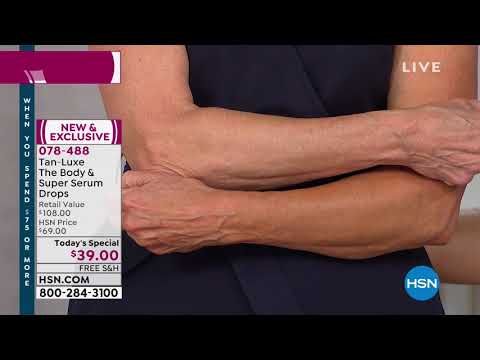 TanLuxe Light/Medium The Body   Super Serum Drops AutoSh...