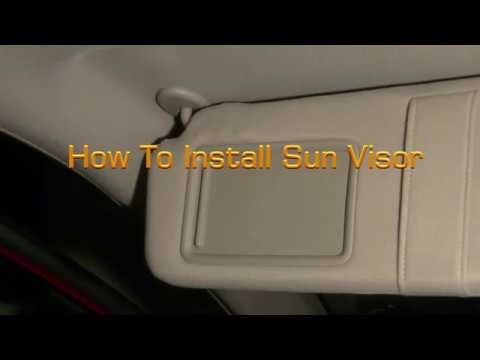 DIY How To Install Toyota Sun Visor