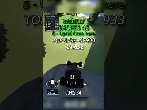 Weekly Shorts 45 | TOP 179 | 5 - Uphill from here | 14.652 #gaming #trackmania #weeklyshorts