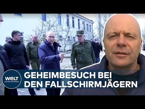 UKRAINE-KRIEG: Russlands Präsident Wladimir Putin hat Truppen in Region Cherson besucht | WELT Thema