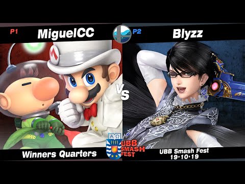 UBB SmashFest: MiguelCC (Olimar, Mario) vs Blyzz (Bayonetta) - Winners Quarters