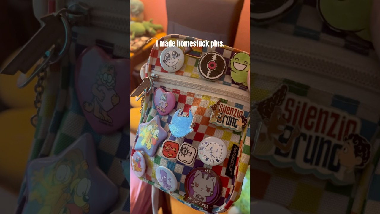 homestuck pins!!! woohoo!!! #homestuck #art #craft #furry