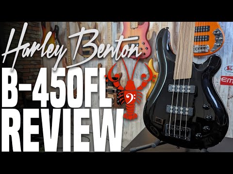 Harley Benton B-450FL - Fearless Fretless For The Well Intonated Player - LowEndLobster Review