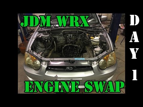 JDM WRX Engine Swap! - Day 1