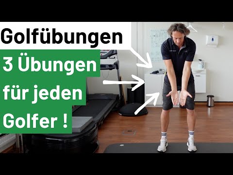 Golfübungen für Zuhause | 3 Übungen für Golfer | SO trainierst du am besten Golfübungen für Zuhause