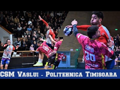 #714 #Handbal - Liga Zimbrilor: CSM Vaslui - Politehnica Timisoara 29-27! Victorie pentru public!