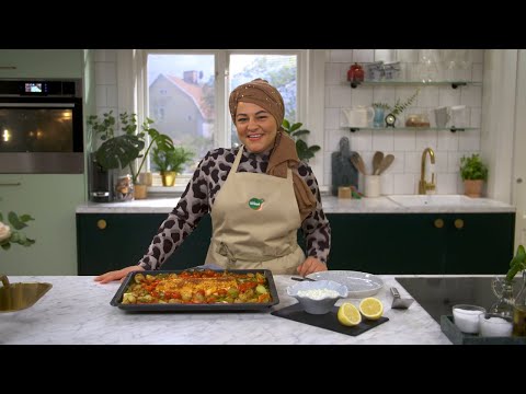 Kökets middag: Ugnsbakad lax med fänkål och paprika - Köket