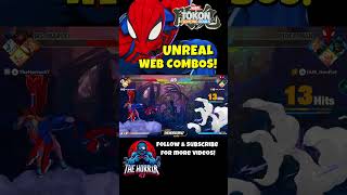 Unreal Web Combos!  Marvel Tokon: Fighting Souls Multiplayer Gameplay!