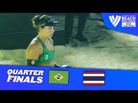 Agatha/Rebecca vs. Naraphornrapat/Worapeerachayakorn - Quarter Finals Highlights Goa23 #BeachProTour