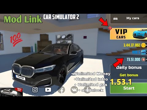 Car Simulator 2 New Update Mod Apk 🤑💰|| Unlimited Money , All Unlock Version 1.53.1