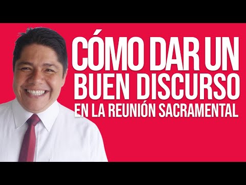 👨‍🏫 VEN, SÍGUEME 2020/ ESCUELA DOMINICAL/ Dar un buen DISCURSO en la Reunión Sacramental 🎤