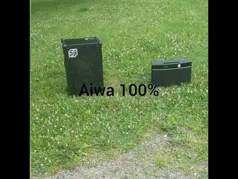 Soundboks 2 vs Aiwa-Exos 9 loudness test