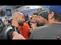 BRAWL ALMOST BREAKS OUT! PAULIE MALIGNAGGI B*** SLAPS ARTEM LOBOV THE GOAT IN NEW YORK GYM