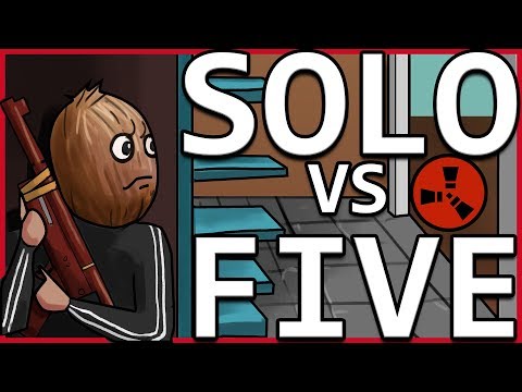 SOLO Player Infiltration | 1v5 MASSIVE Supermarket Base | Part 1 - RUST