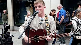 "Brown Eyed Girl" on Grafton Street with Rhys McPhillips (Van Morrison) cover