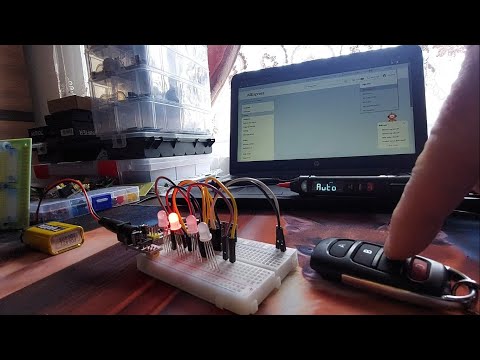 4-channel RF remote control. Transmitter and receiver. No Arduino, no code.
