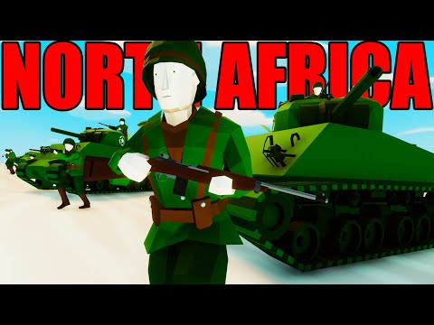 HUGE US Army Invades North Africa in WW2! - Total Tank Simulator
