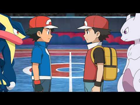 Ash Vs Red Full Battle in Hindi | Mewtwo Vs Ash Greninja |Pokemon Battle| Pokemon episode in Hindi