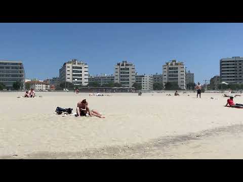 Ultimate Beach Walk Tour: Unbelievable Scenes at This Hot Spot! ☀️🏖️ Best Beaches Portugal - 4K