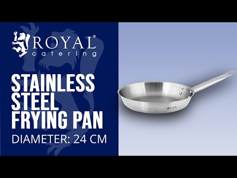 video - Stainless Steel Frying Pan - Ø 24 cm