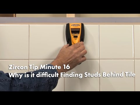 Zircon Tip Minute 16: Why is it difficult to Find Wall Studs Behind Tile