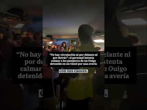 ⚠️ Tren de Ouigo detenido por una avería en plena alerta ferroviaria