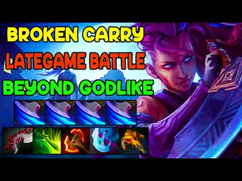 BROKEN ANTI MAGE - LATEGAME TEAM FIGHT - BEYOND GODLIKE - FULL FIGHT - DOTA 2 GAMEPLAY